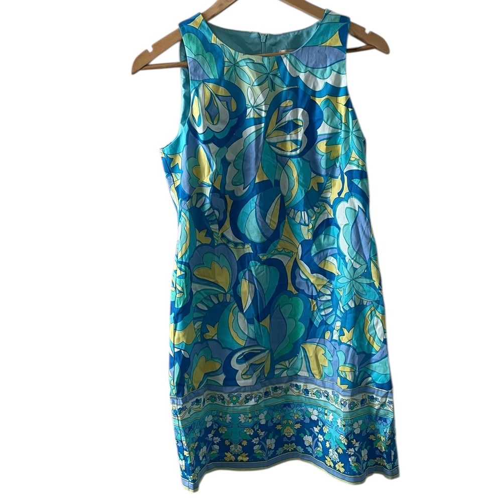 London Times womens Sleeveless Floral Boho Shift Dress Size 6 - Picture 2 of 7